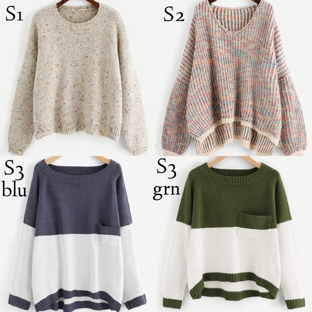 1/3 PLUS SWEATER LOOKBOOK